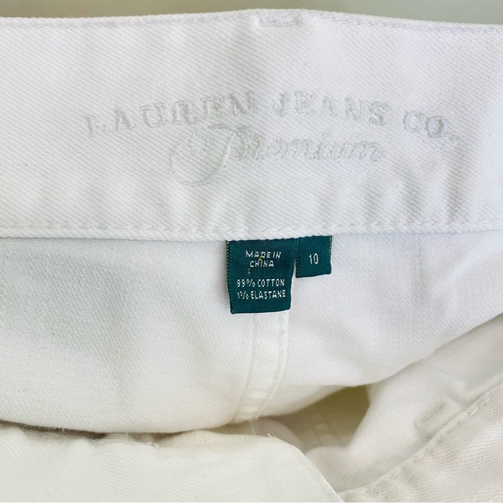 Lauren Ralph Lauren Women's White
Wide Leg Denim Jean Size 10 - Picture 3 of 10